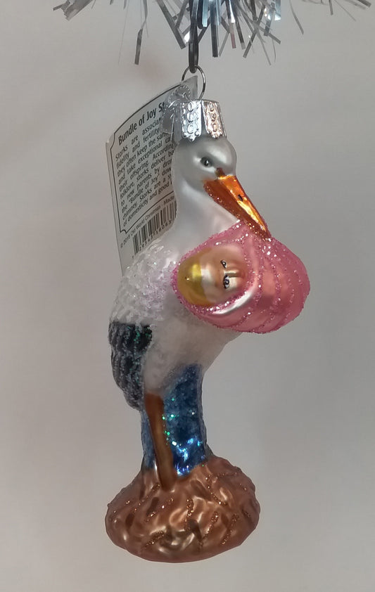 Bundle Of Joy Stork - Girl