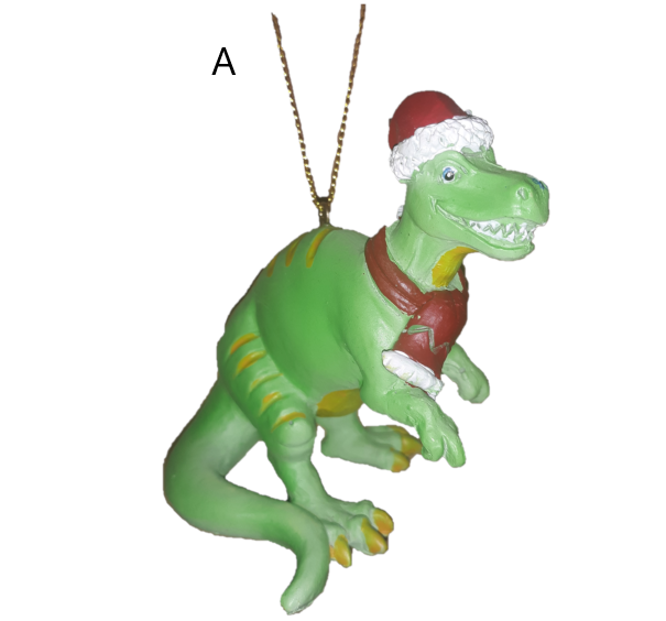 Dinosaur Cuties Ornaments- 4 assorted