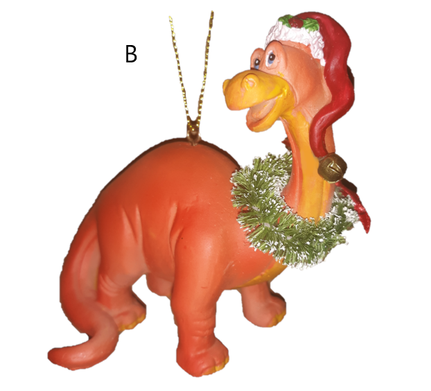 Dinosaur Cuties Ornaments- 4 assorted