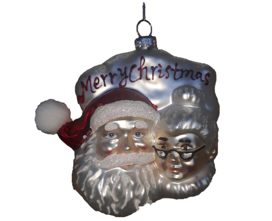 Santa and Friends Ornaments -4 assorted